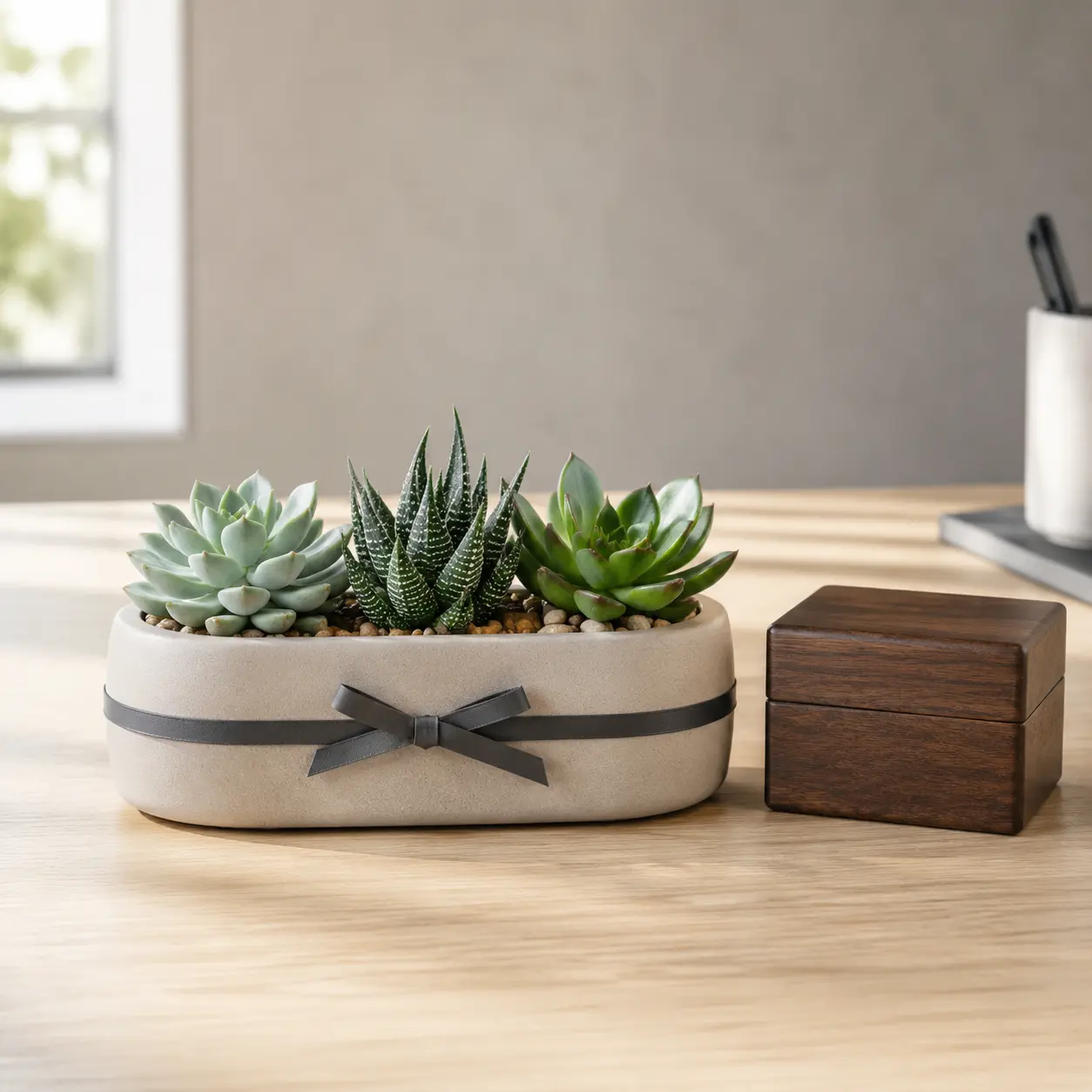 Succulent Desk Gift